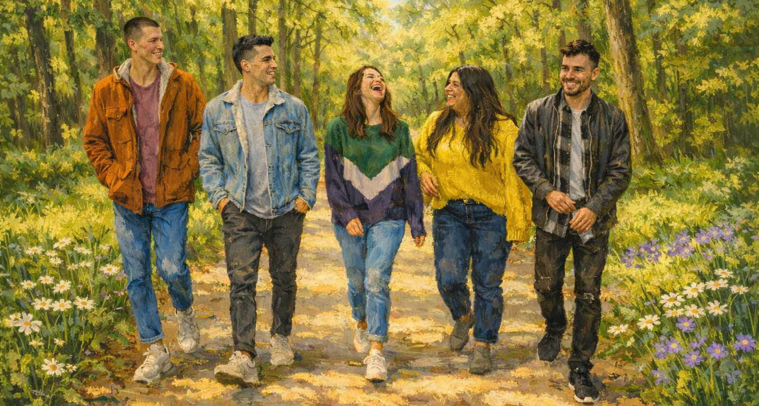 residents in woods